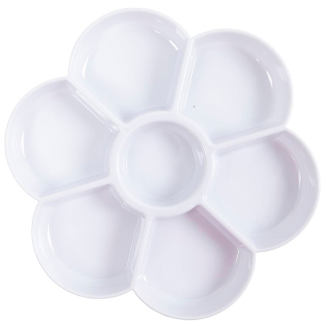 Plastic Palette Flower