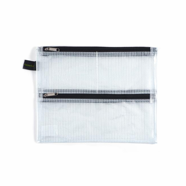 Double-Zip Pouch Mesh A5