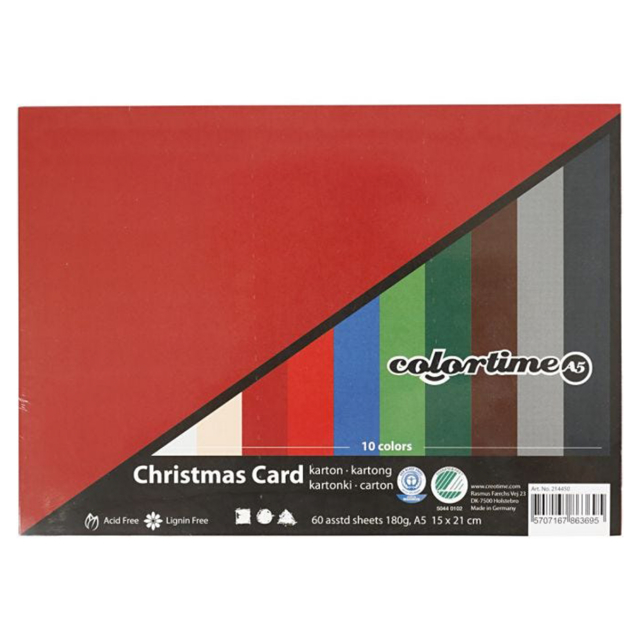 Coloured paper Christmas A5 180 g