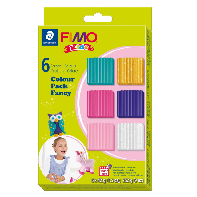 FIMO Kid Modelling Clay 6-pack Light colours