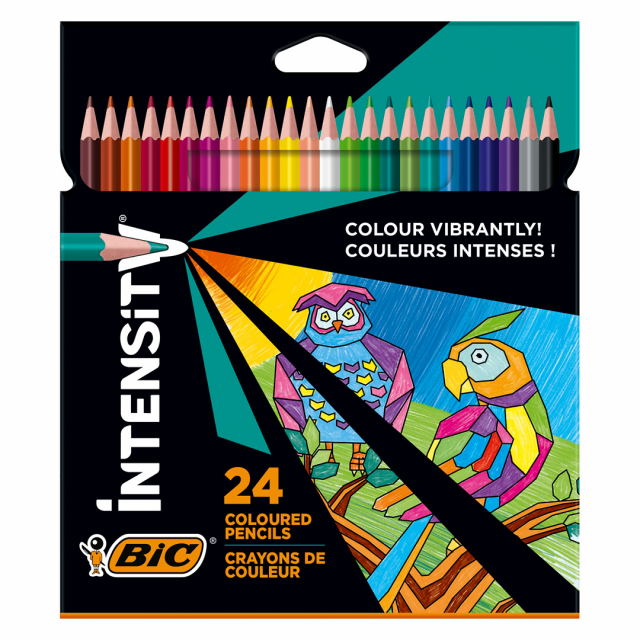 Intensity Colouring pencils 24-pack