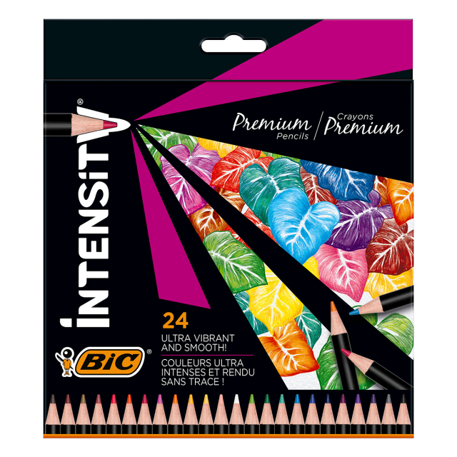 Intensity Premium Colouring pencils 24-pack