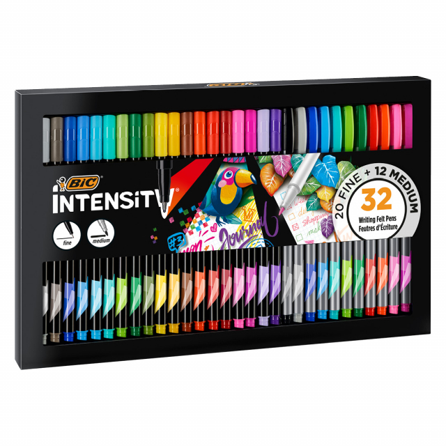 Intensity Writing Box Fineliner Set of 32