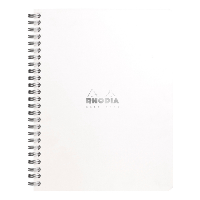 Notebook Spiral White A5 Ruled