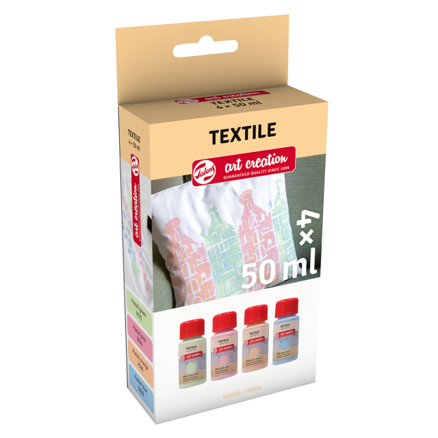 Textile Dye Set 4 x 50 ml Pastel