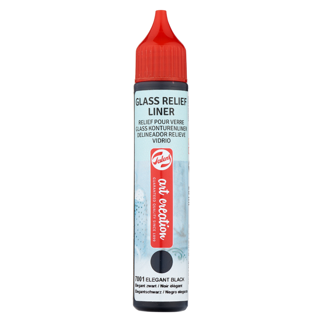 Glass Liner 28 ml Black