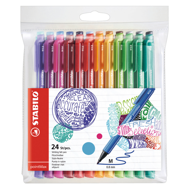 Pointmax Felt-tip 24 pcs