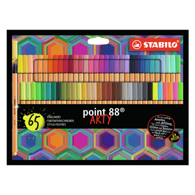 Point 88 Fineliner Arty 65 pcs