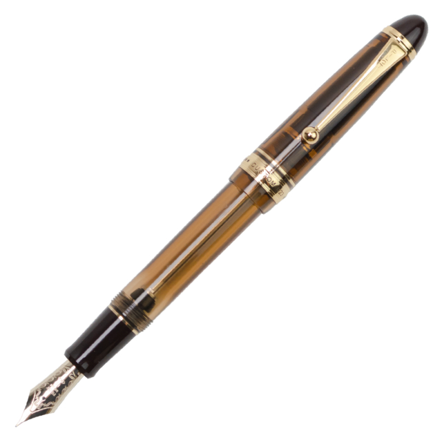 Custom 823 Fountain Pen Brown Fine in the group Pens / Fine Writing / Fountain Pens at Pen Store (128152)