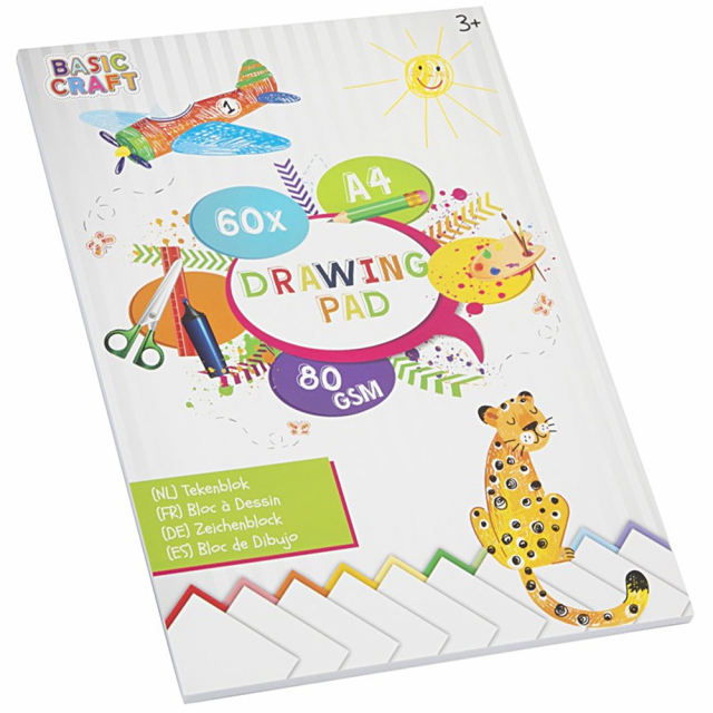 Children's Drawing pad A4, 60 sheet