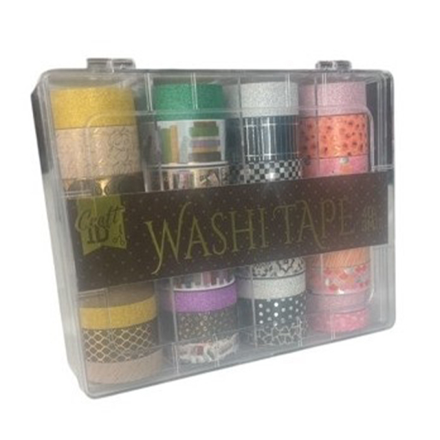 Washi tape 40-pack in storage box
