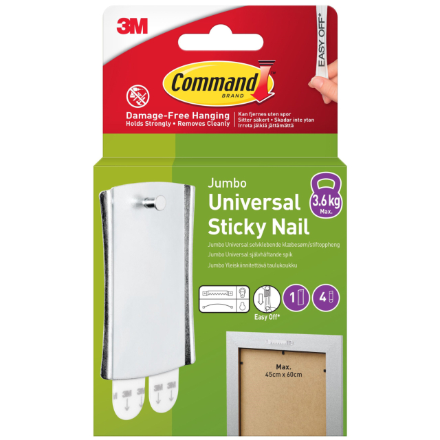Command Hanging Hook Jumbo