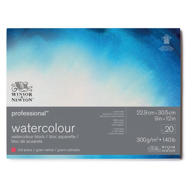 Professional Watercolour Pad HP 23x31cm 300g