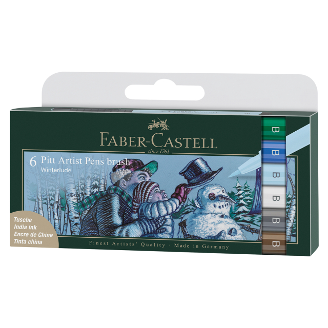 PITT Artist Brush Pack of 6 Winter