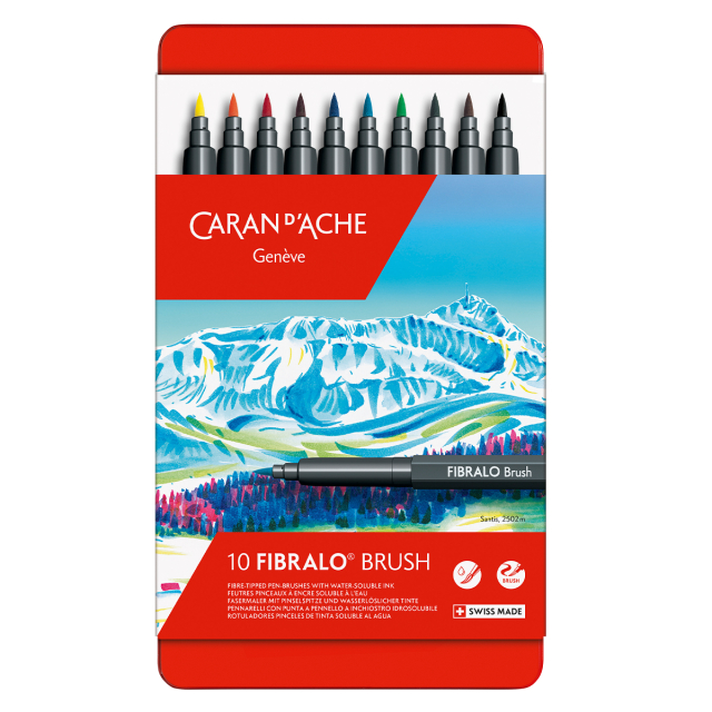 Fibralo brush pen 10-set