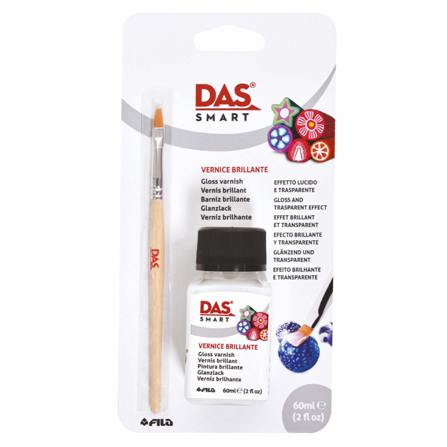 Smart Bottle Gloss Varnish + Brush