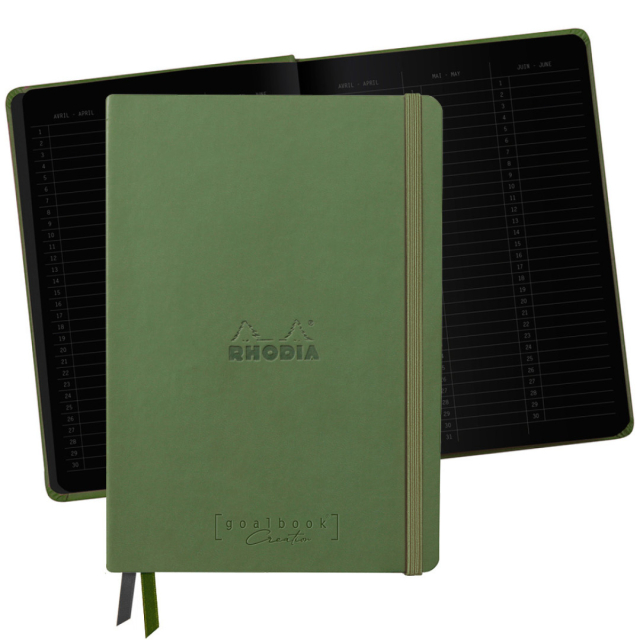 GoalBook Creation A5 Sage (Black paper)
