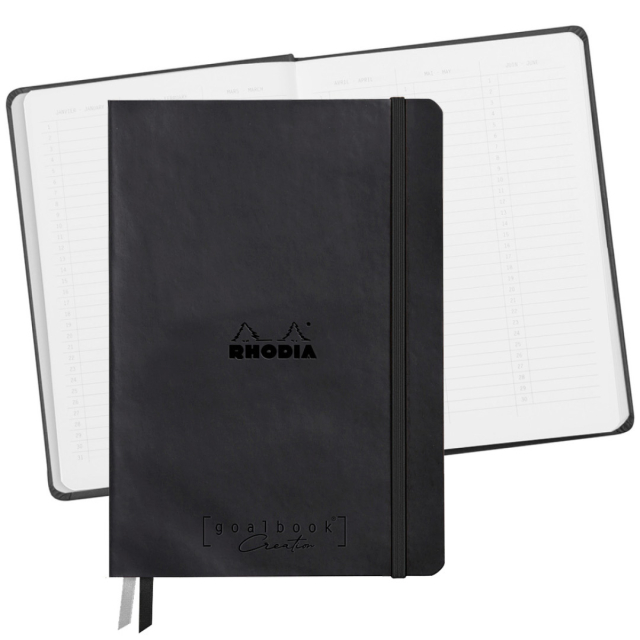 GoalBook Creation A5 Black (White paper)
