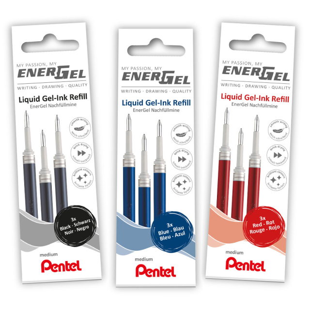 Refill Energel 0.7 Pack of 3