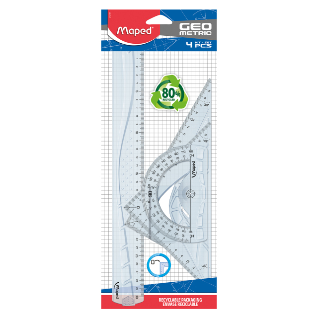 Set of rulers 4 pcs
