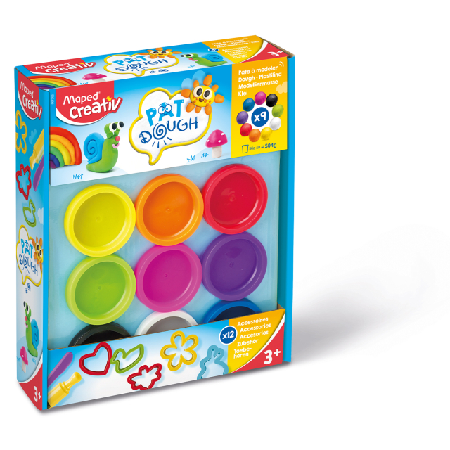 Modelling clay set with tools - Pack of 9