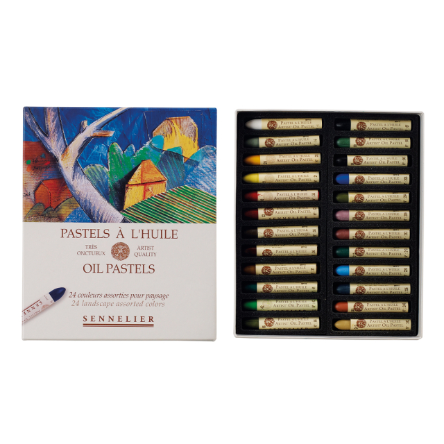 Oil Pastels Landscape 5ml 24 pcs
