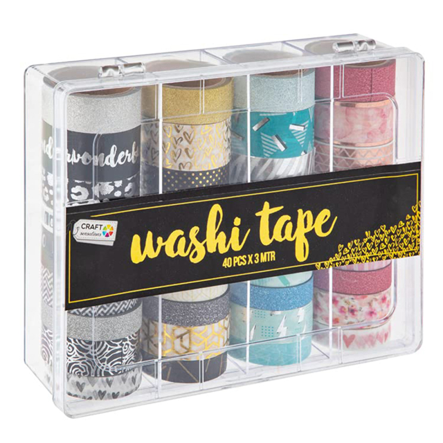 Washi tape 40-pack in storage box #2