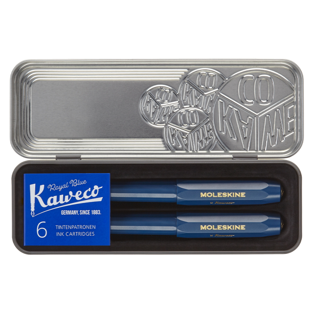 Kaweco x Moleskine Set Blue