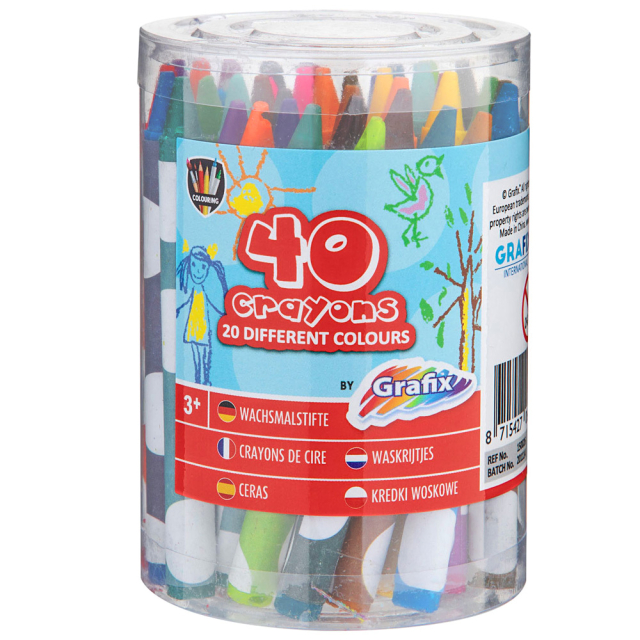 40 Crayons