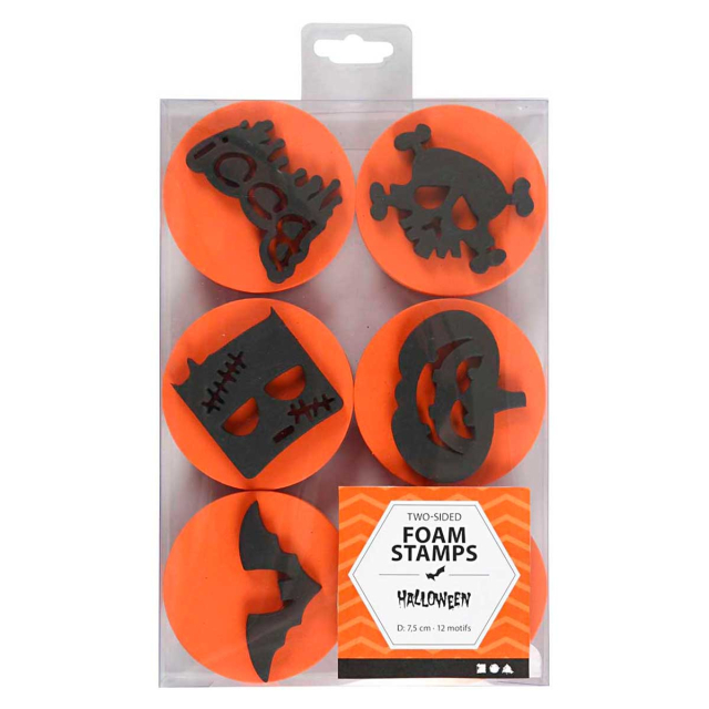 Foam Stamps Halloween 12 motifs