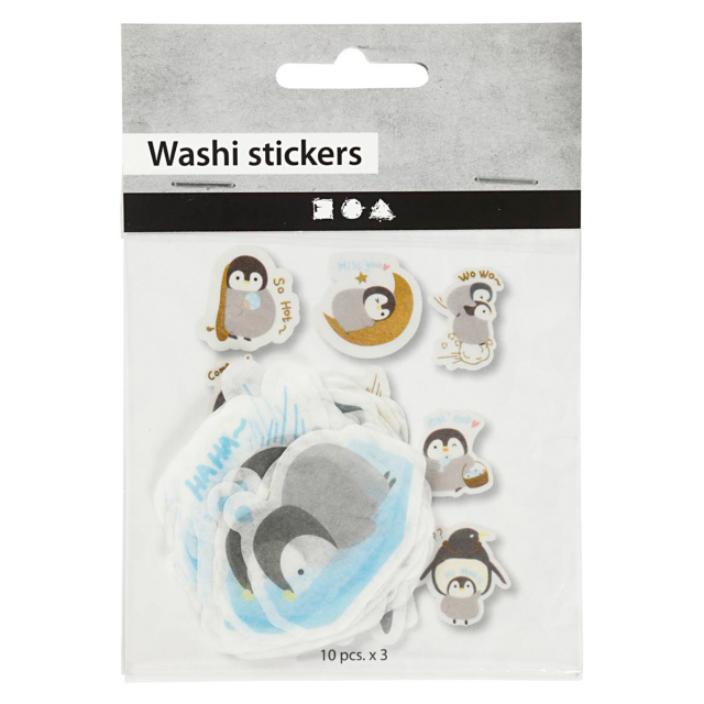Washi Stickers Penguins