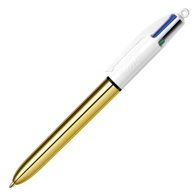 4-Colours Shine Gold Multi Ballpoint Pen