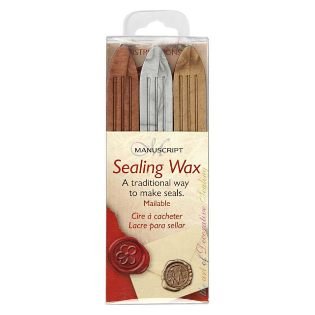 Sealing Wax Set of 3 Metallic