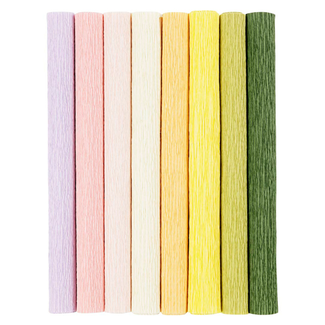 Crepe Paper Pastel 8 sheets