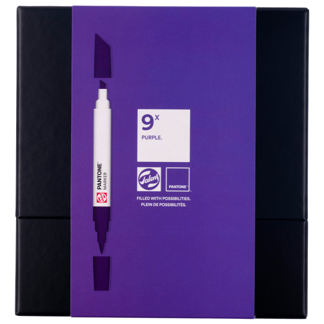Marker Set of 9 Purple