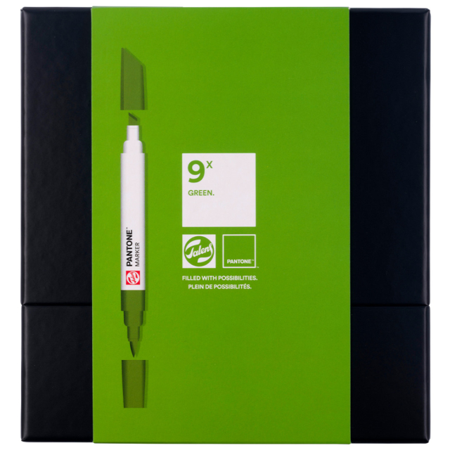 Marker Set of 9 Green