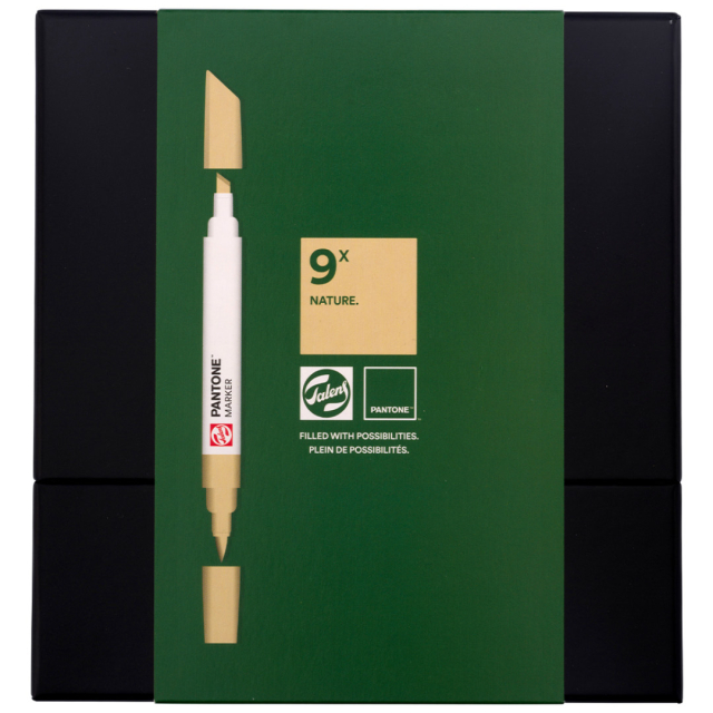 Marker Set of 9 Nature
