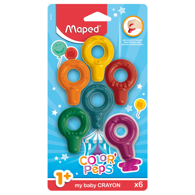 Color'Peps Baby Crayons Set of 6