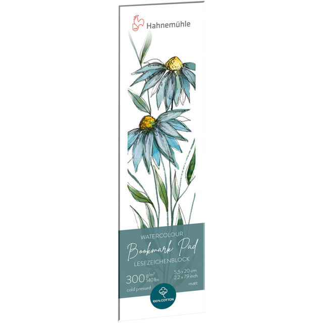 Watercolour Paper Bookmark Pad 300g 5,5x20 cm