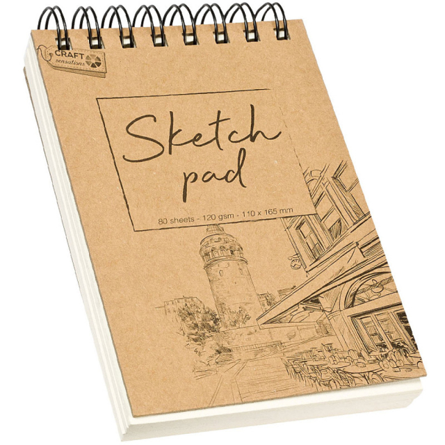 Sketchpad Spiral 11x16,5cm