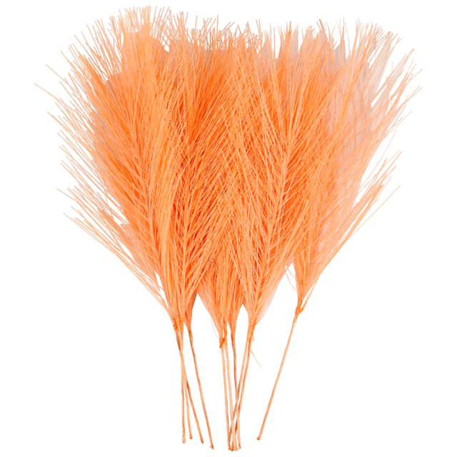 Artificial feathers Pack of 10 Orange