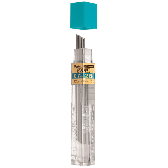 Hi-Polymer Leads 0,7 12-pack 2B in the group Pens / Pen Accessories / Pencil Leads at Pen Store (130938)