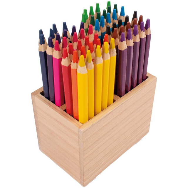 Colouring pencils large 60 pcs