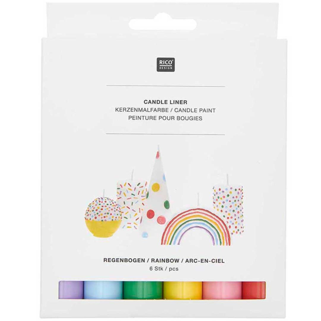 Candle Liner Candle paint 30ml x 6-pack