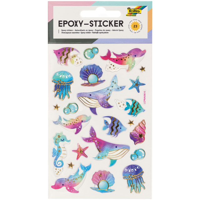 Epoxy stickers Underwater 1 Sheet