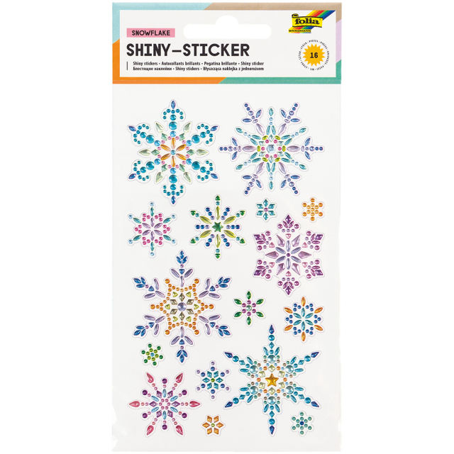 Diamond Sticker Snowflake 1 Sheets