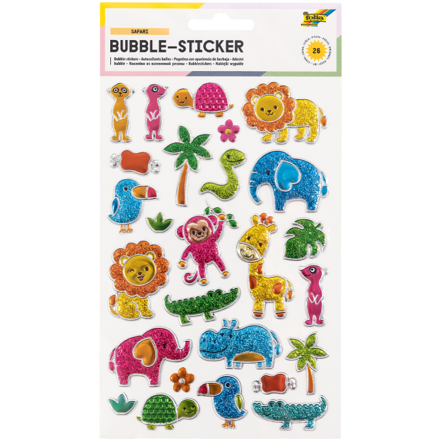 3D Stickers Safari 1 Sheets