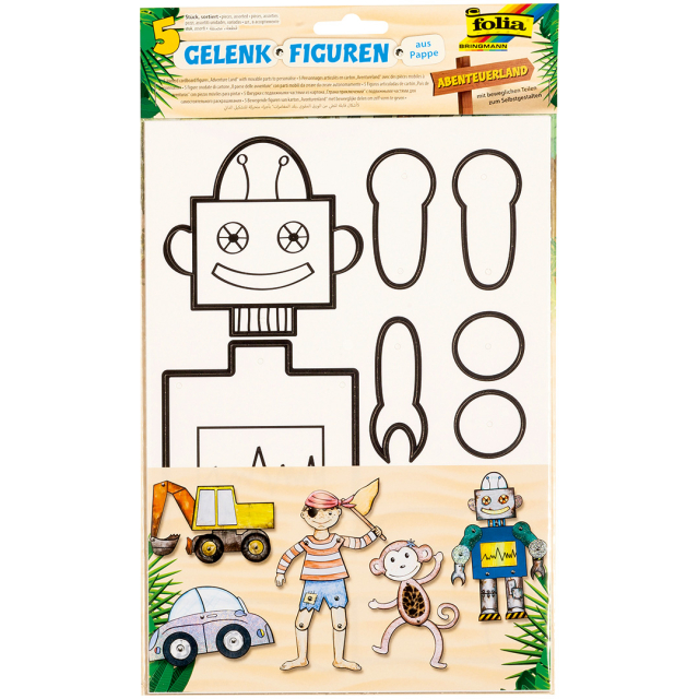 DYI kit Cardboard dolls Adventure