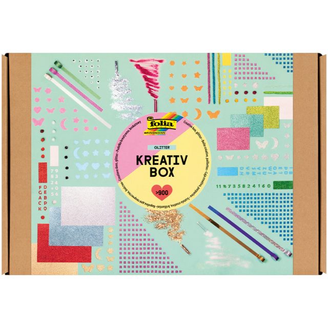 DIY-kasse Glitter 900 stk