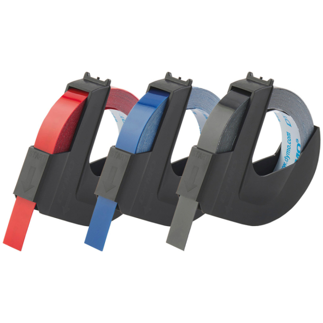 Embossing Label Tape 9mm x 3m Black 3-pack in the group Hobby & Creativity / Organize / Label maker at Pen Store (131711)